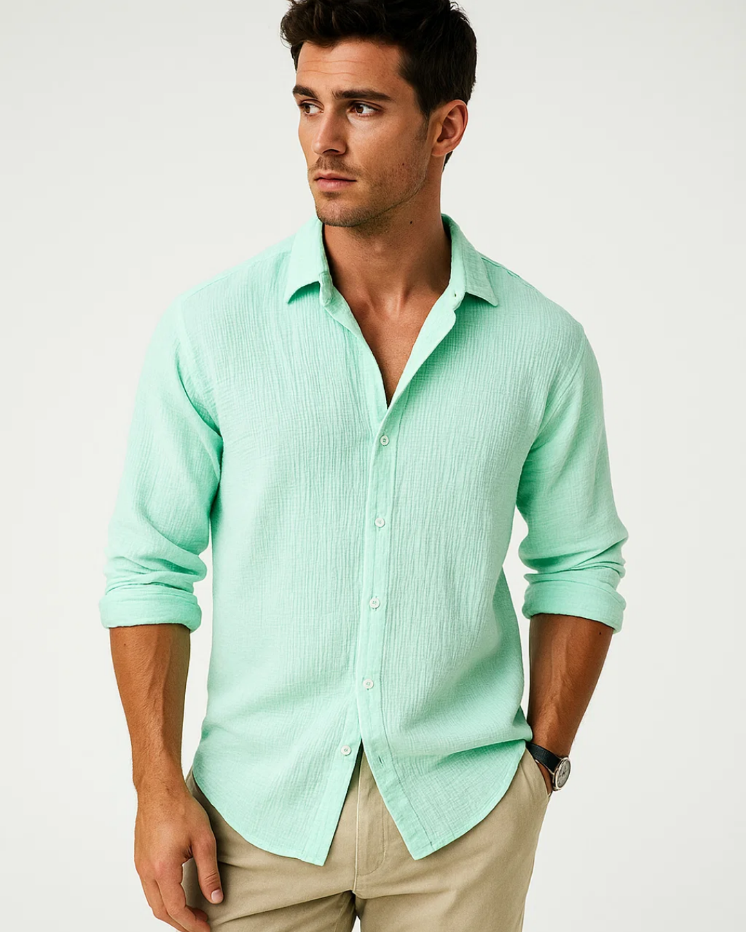 Smart casual skjorta för arbete och fritid