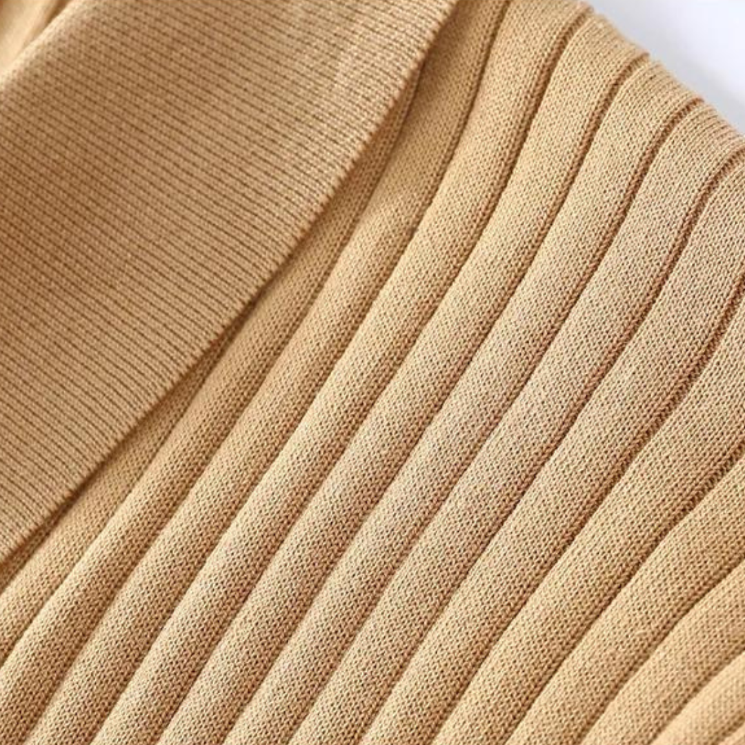 Klassisk lyocellpolo med regelbunden passform