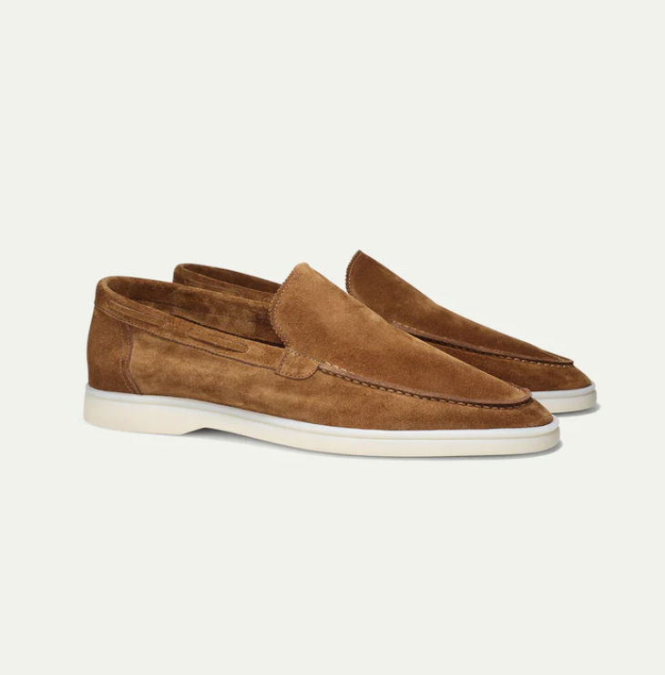 Slip-on loafers med dämpad komfort