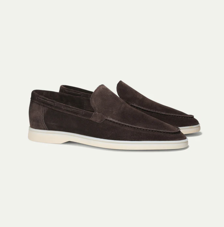 Slip-on loafers med dämpad komfort