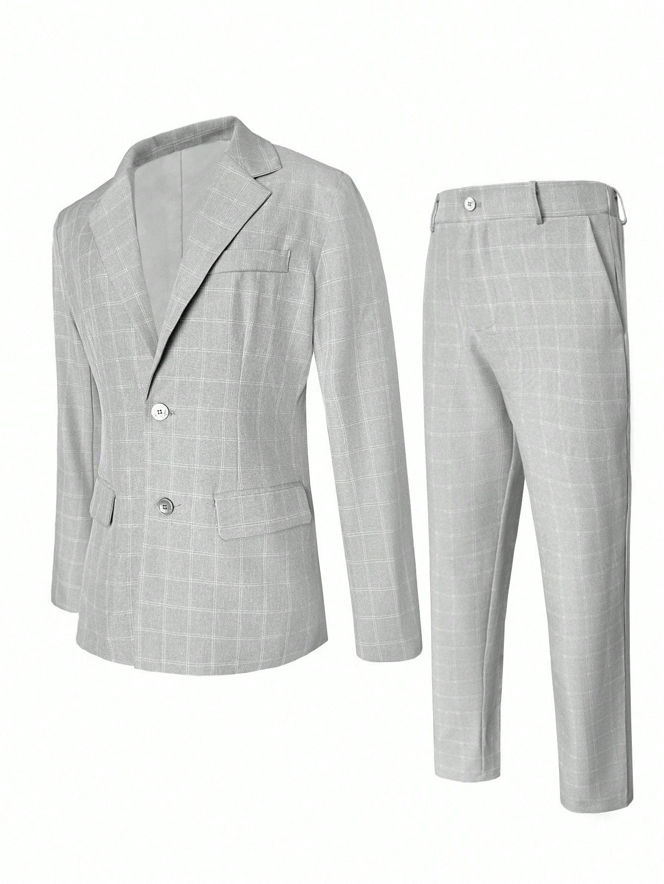 Modern tvådelad kostym