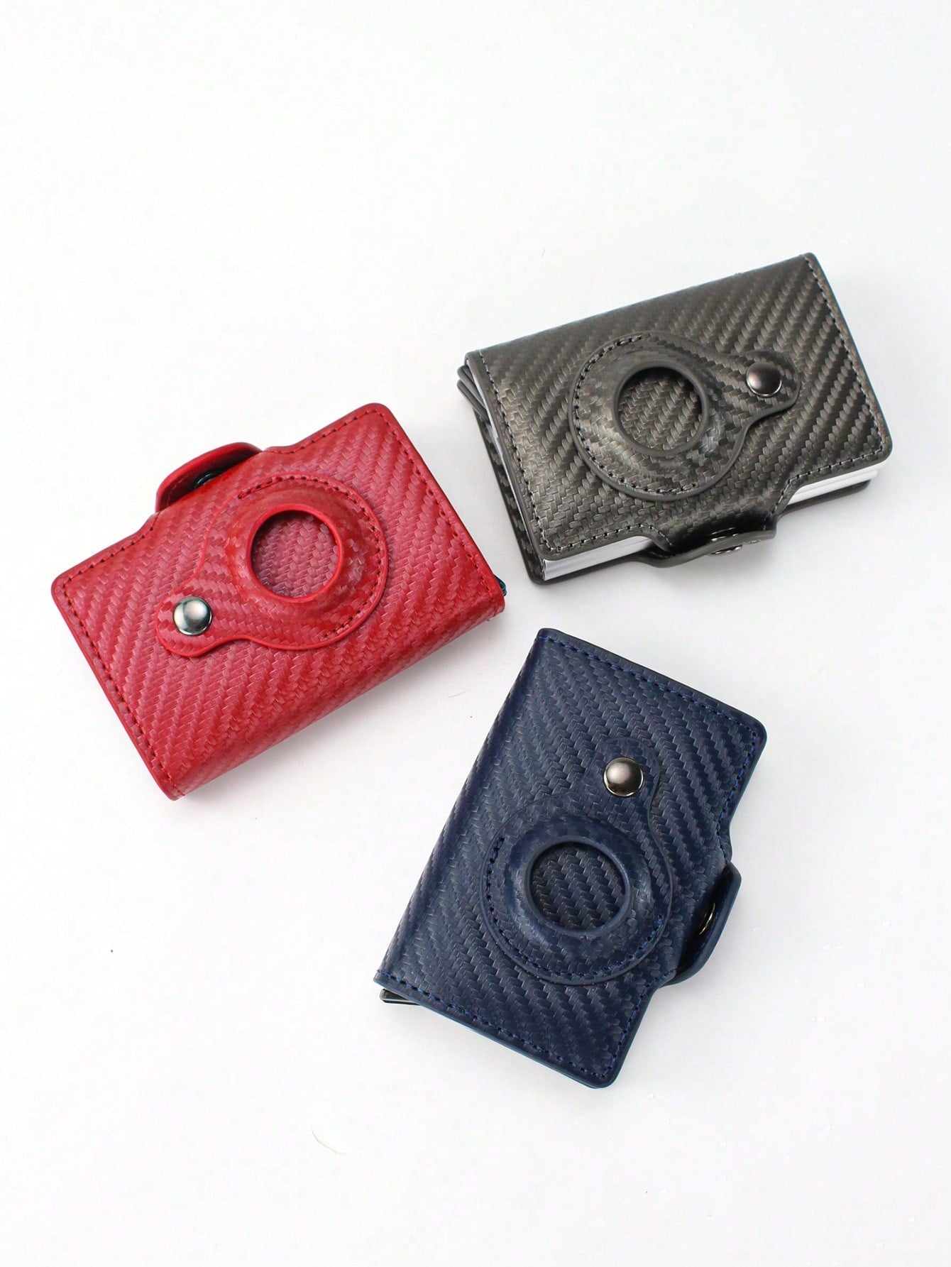 Kolfiber kortplånbok med Airtaghållare