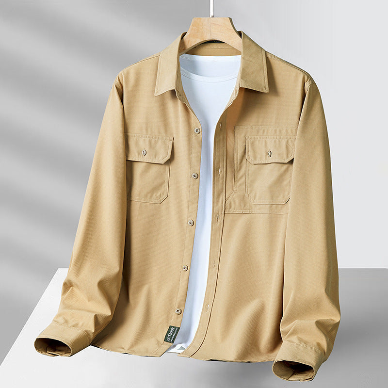 Casual utility-skjorta