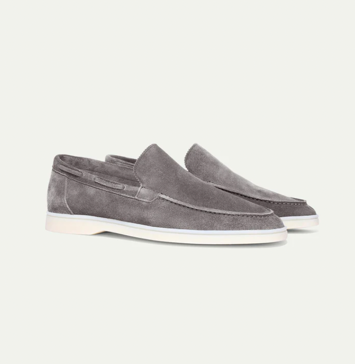 Slip-on loafers med dämpad komfort