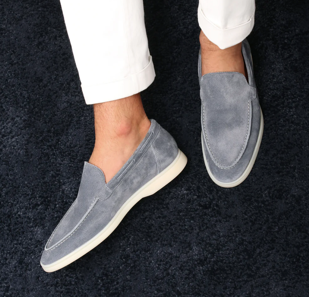 Slip-on loafers med dämpad komfort