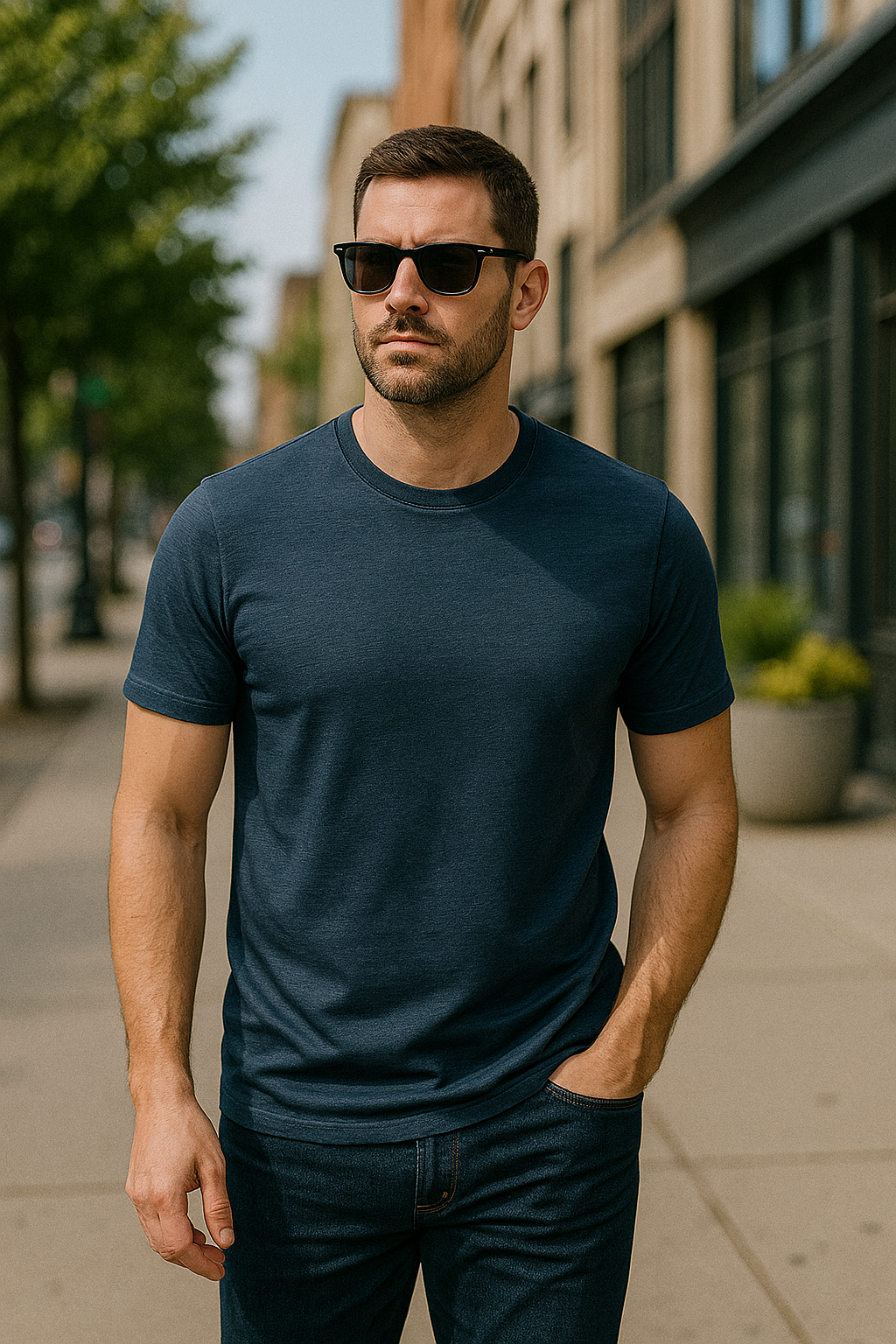 Modern Slim Fit T-shirt för dagligt bruk