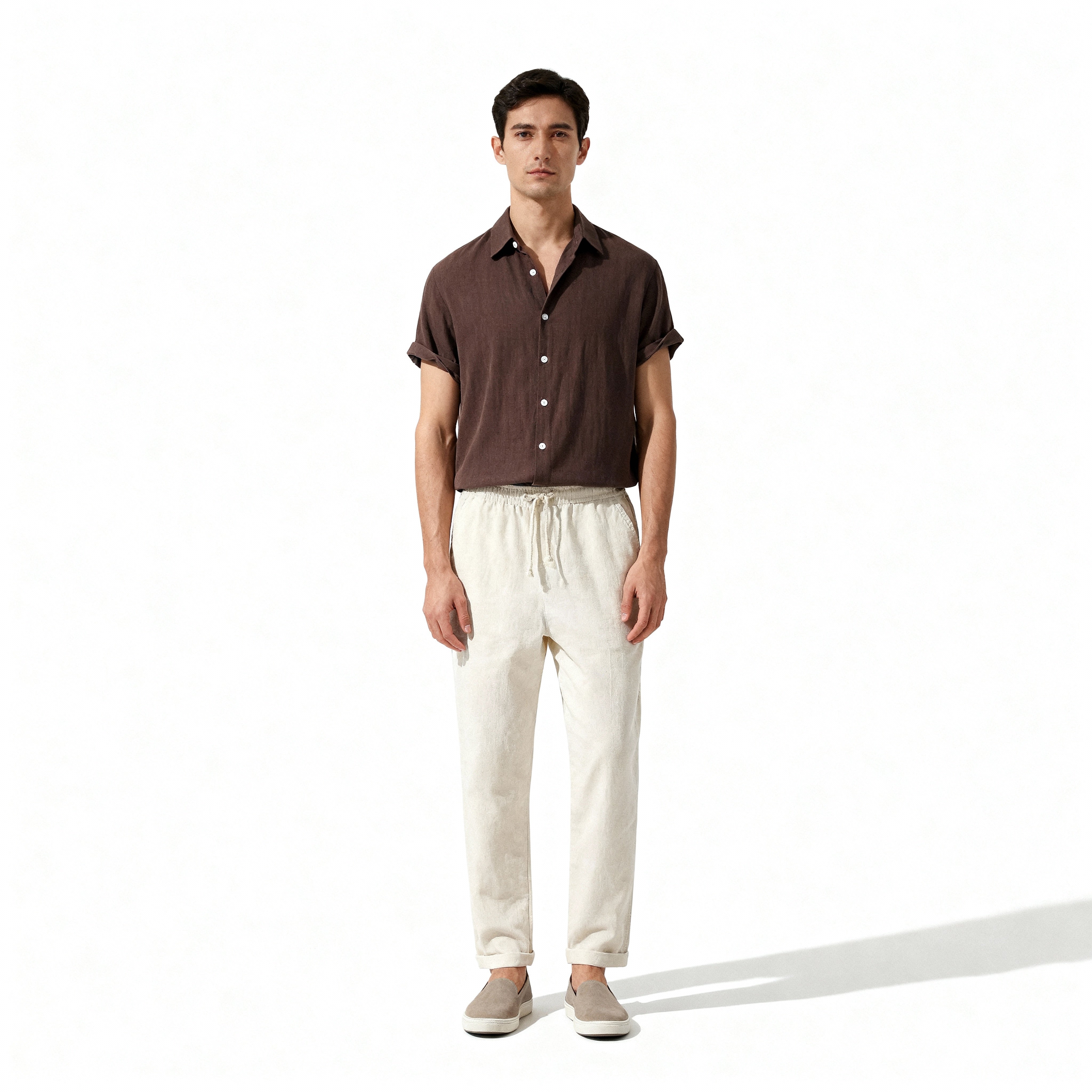 Casual kortärmad set i luftig design