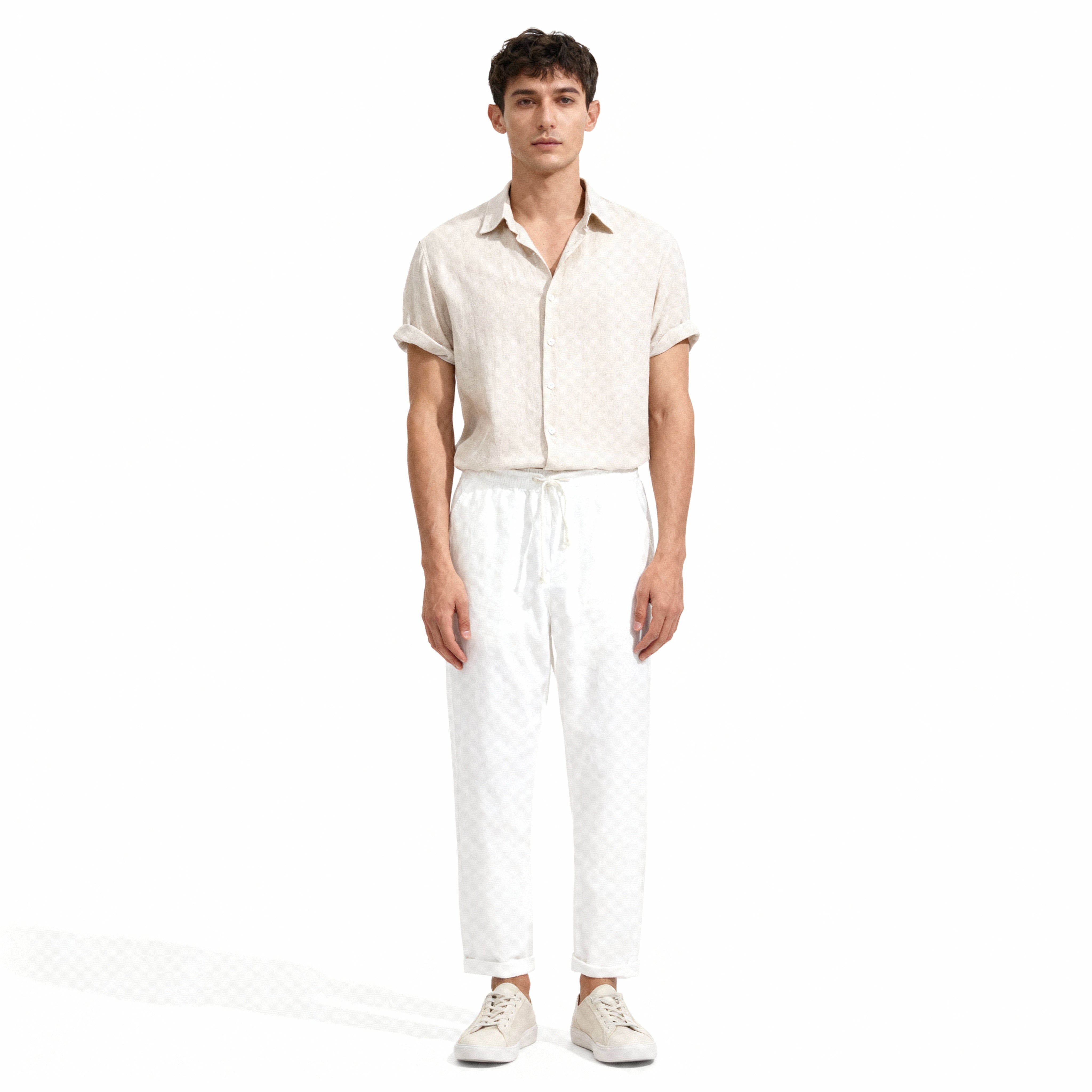 Casual kortärmad set i luftig design