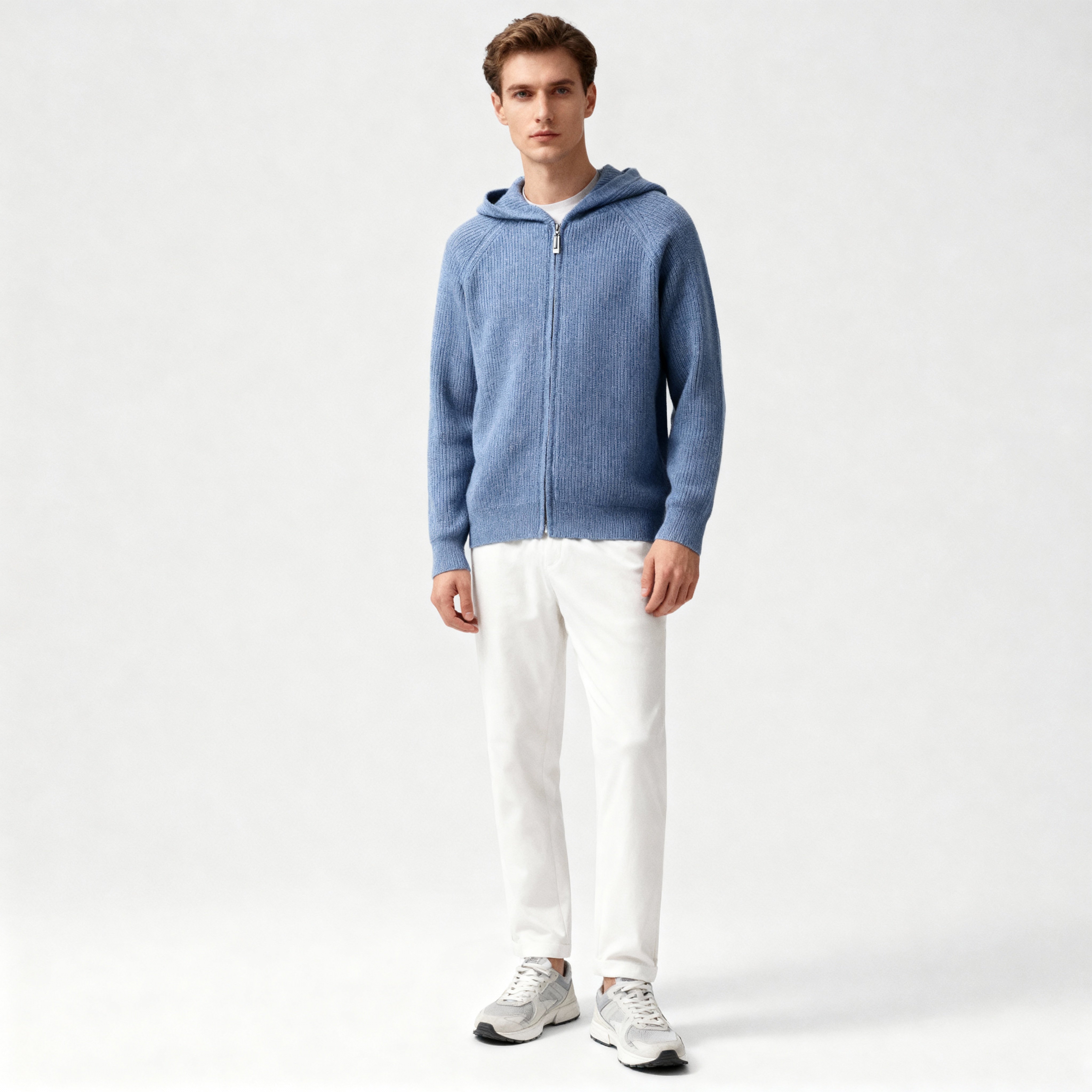 Mjuk tröja i andningsbar fiberblandning